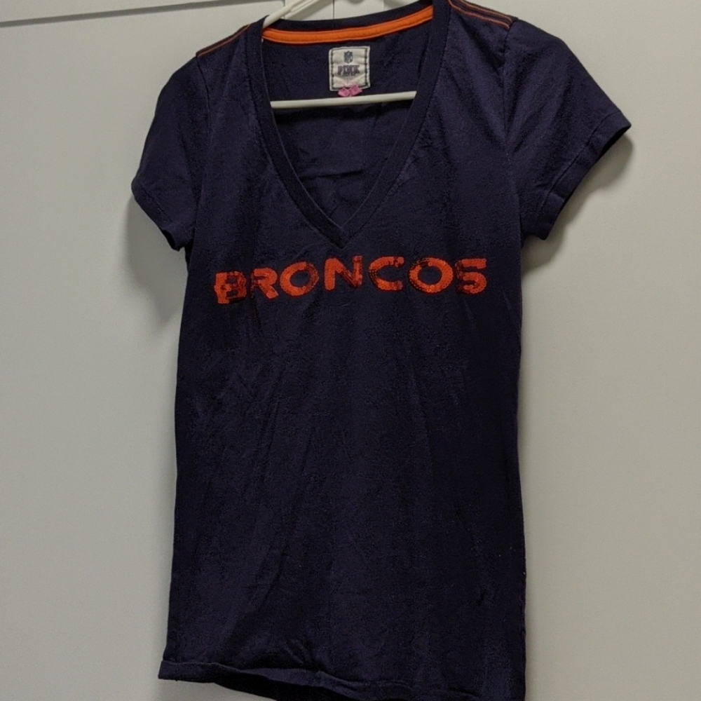 5th & Ocean Sequin Broncos T-shirt